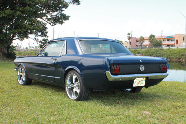 1965 Blue Ford Mustang Coupe