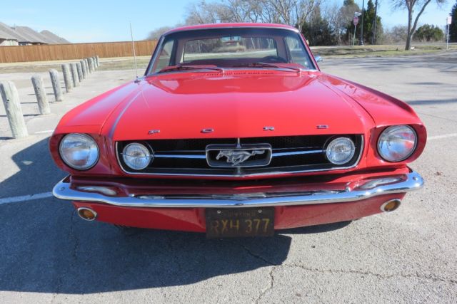 1965 Red Ford Mustang U/K