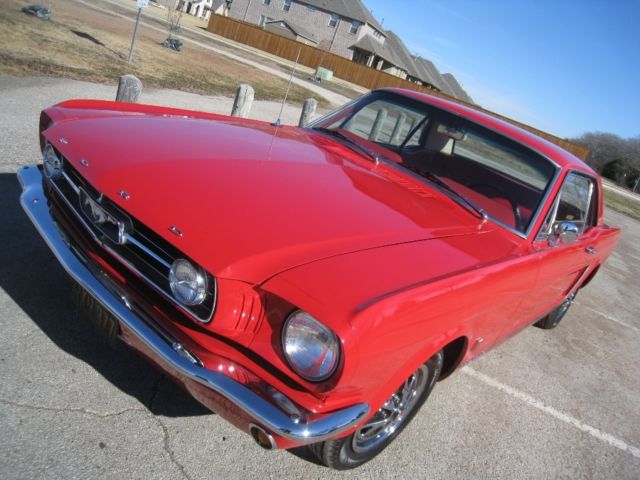 1965 Red Ford Mustang U/K