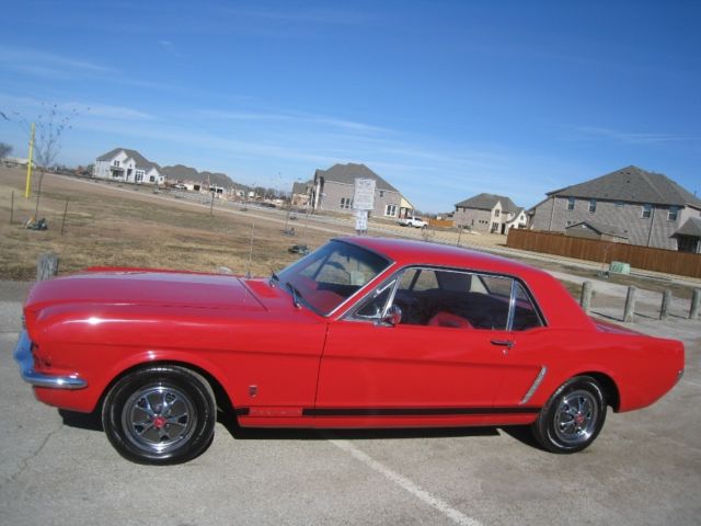 1965 Red Ford Mustang U/K