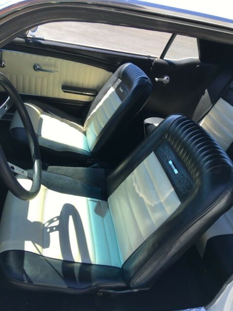 1965 White Ford Mustang Coupe