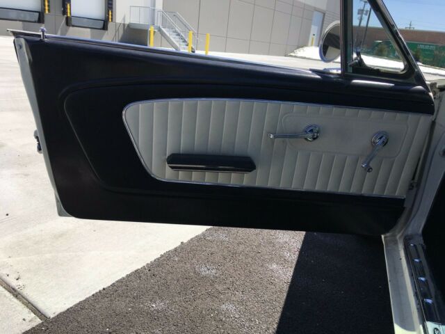 1965 White Ford Mustang Coupe