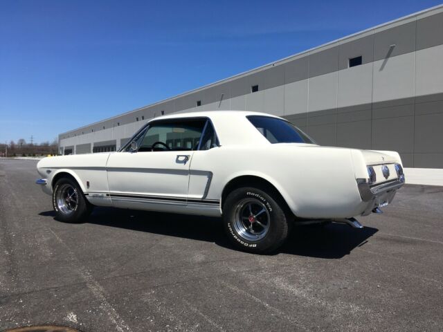 1965 White Ford Mustang Coupe