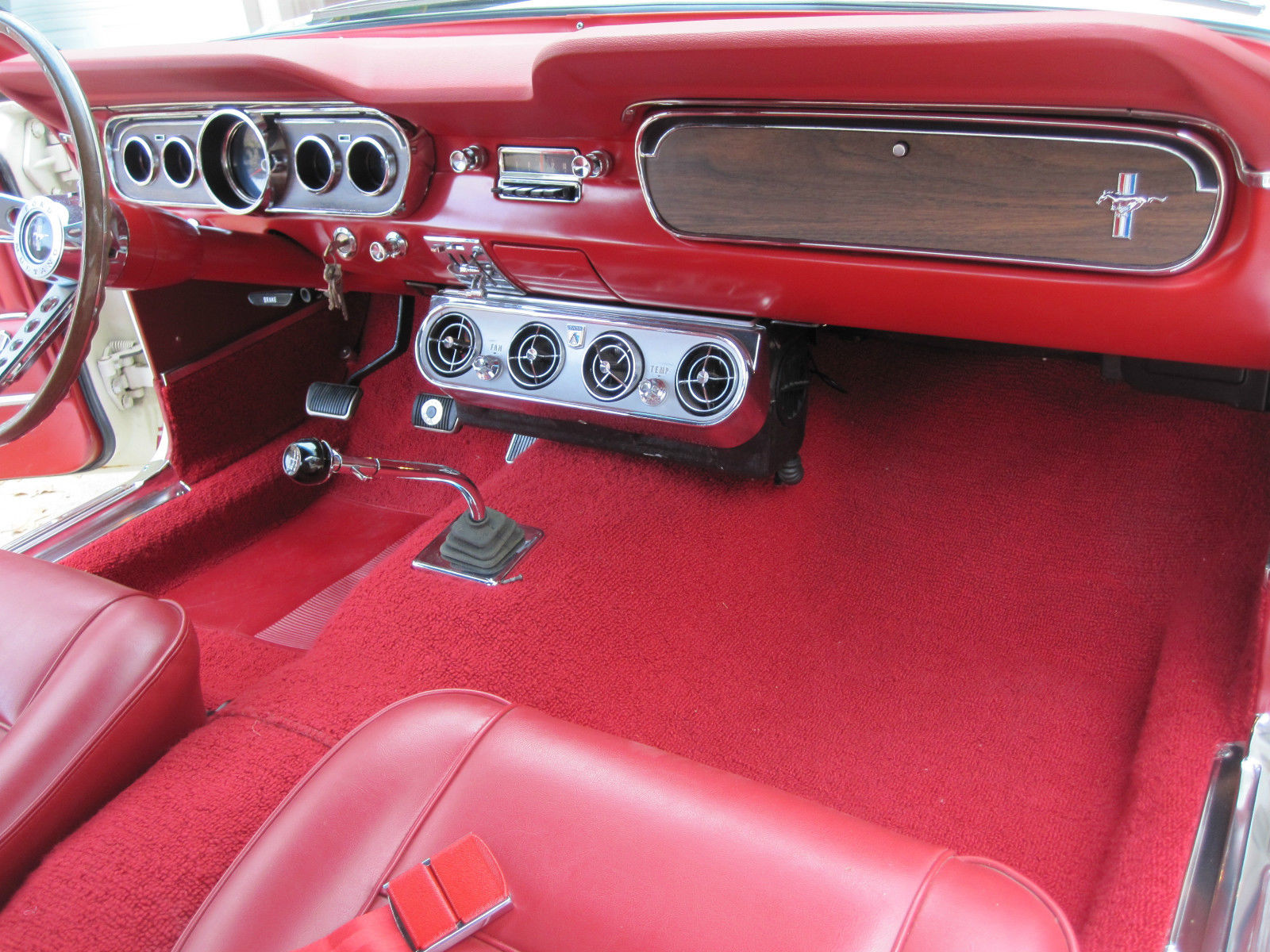 1965 Poppy Red Ford Mustang U/K