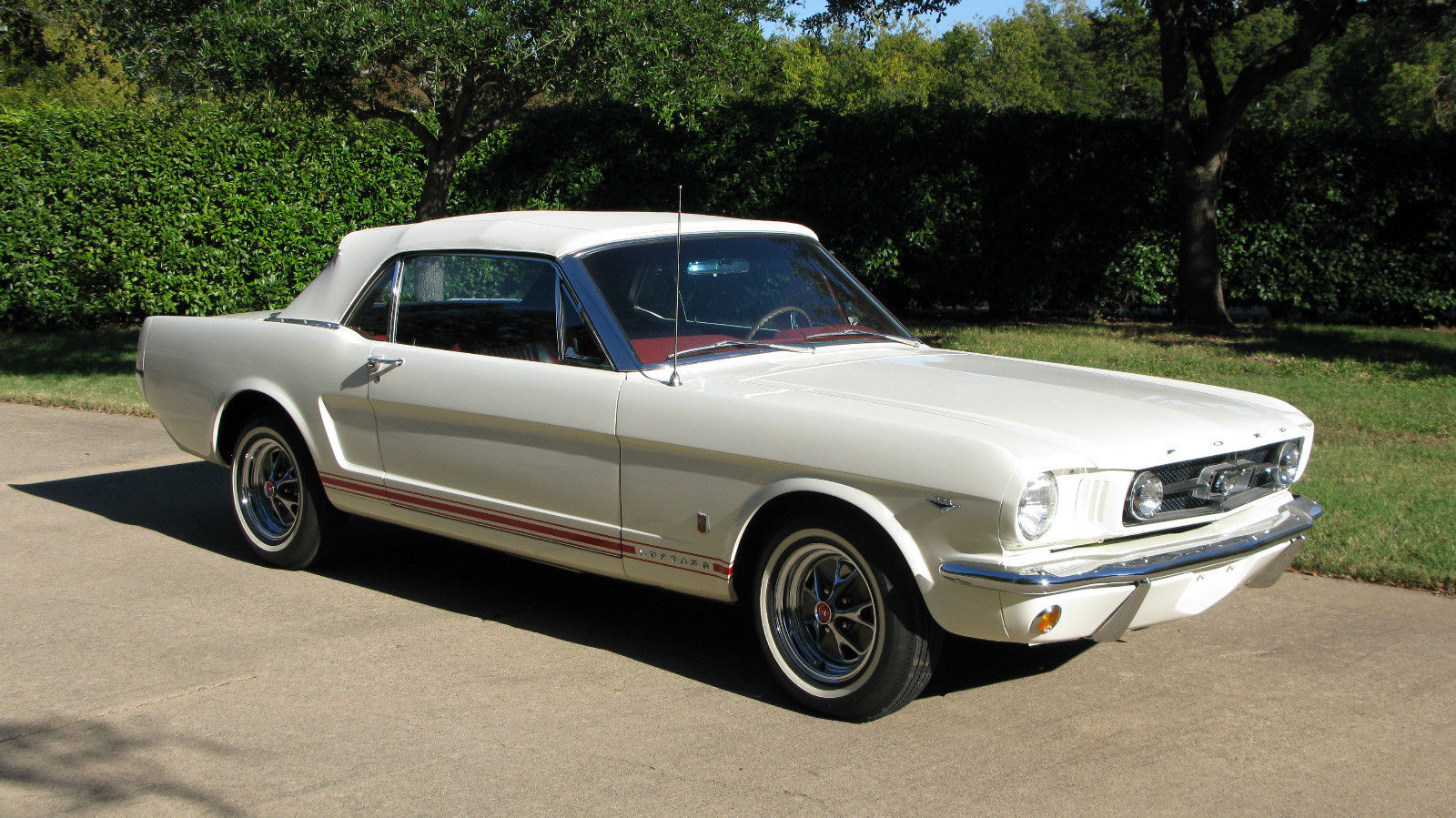 1965 Poppy Red Ford Mustang U/K