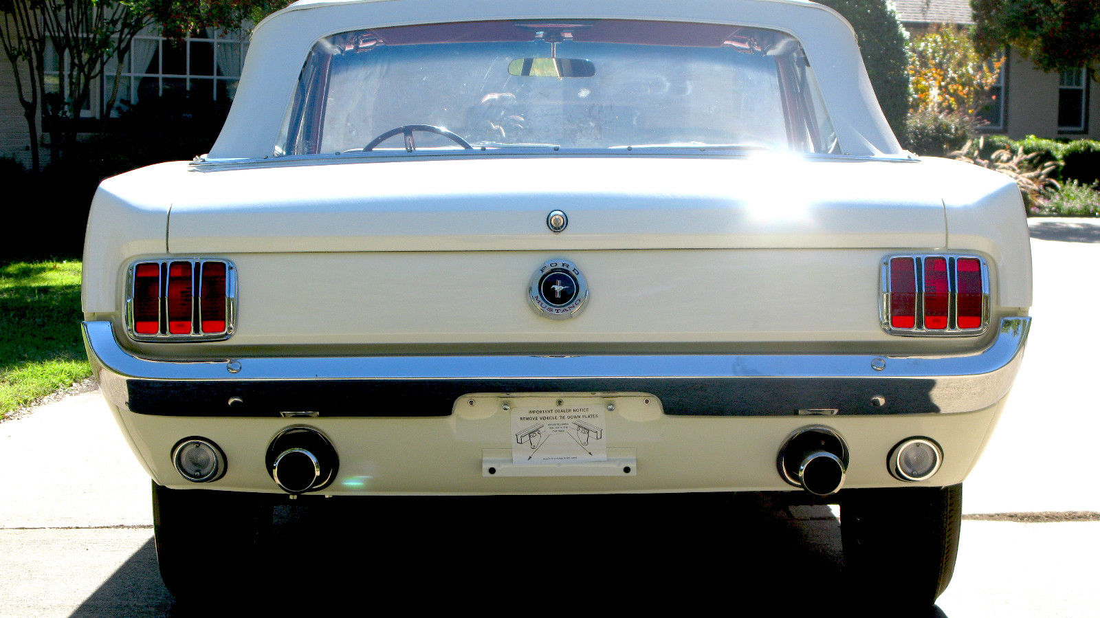 1965 Poppy Red Ford Mustang U/K