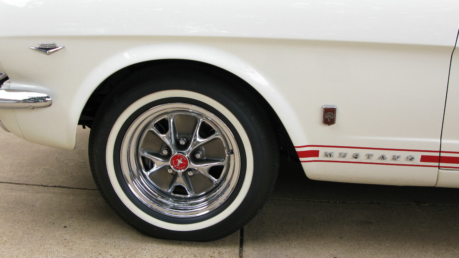 1965 Poppy Red Ford Mustang U/K