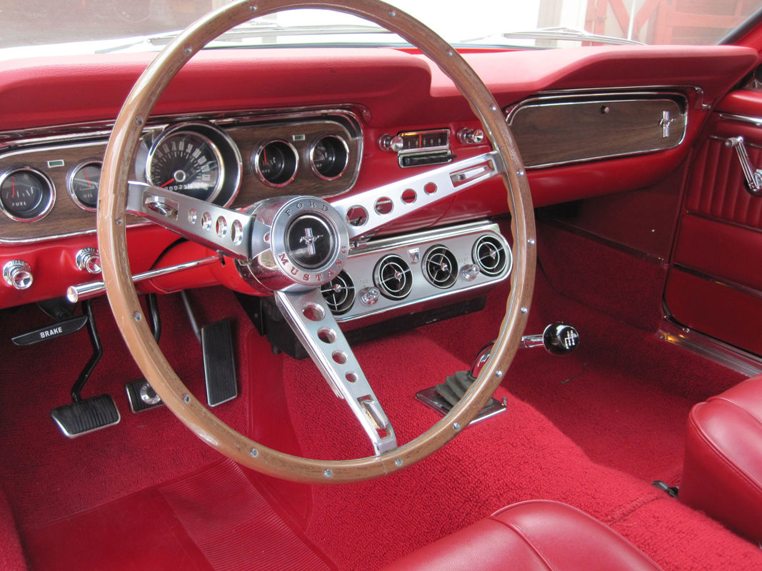 1965 Poppy Red Ford Mustang U/K