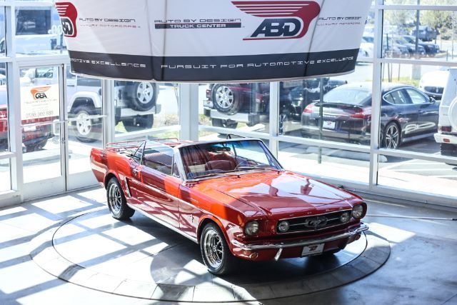 1965 Red Ford Mustang Convertible