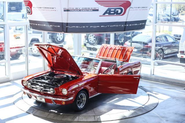 1965 Red Ford Mustang Convertible
