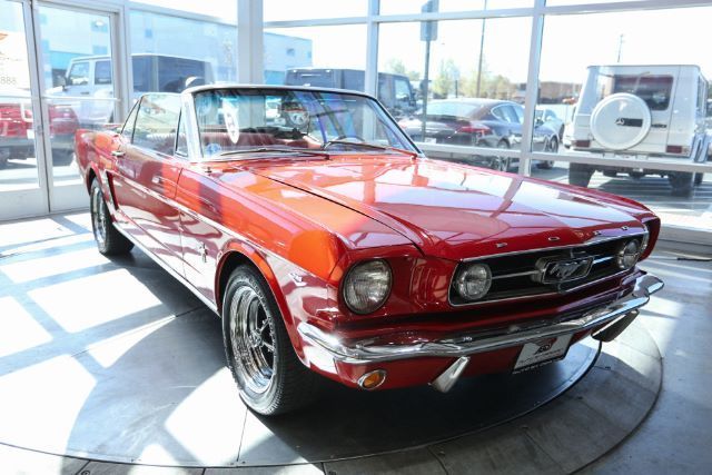 1965 Red Ford Mustang Convertible