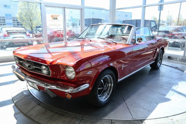 1965 Red Ford Mustang Convertible