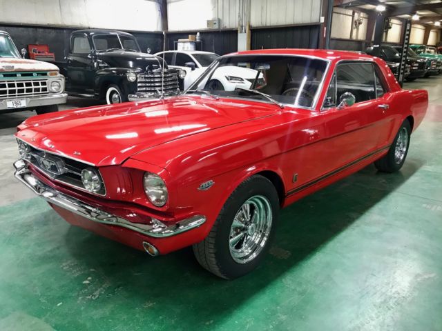 1965 Red Ford Mustang Coupe
