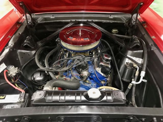 1965 Red Ford Mustang Coupe