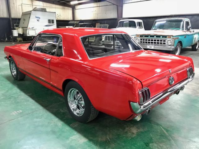 1965 Red Ford Mustang Coupe