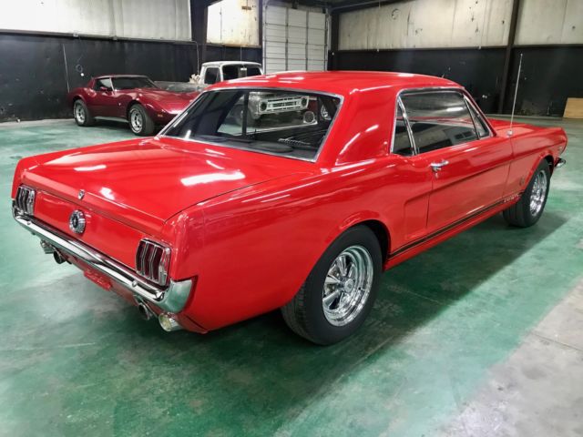 1965 Red Ford Mustang Coupe