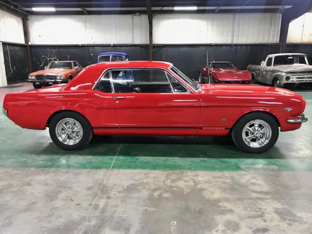 1965 Red Ford Mustang Coupe