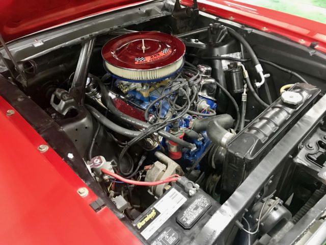 1965 Red Ford Mustang Coupe