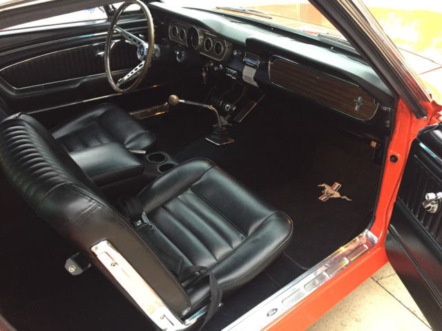 1965 Poppy Red Ford Mustang Fastback