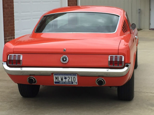1965 Poppy Red Ford Mustang Fastback