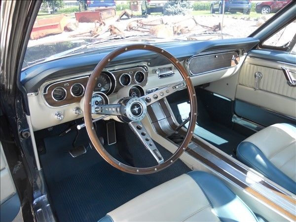 1965 Blue Ford Mustang Coupe