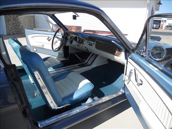 1965 Blue Ford Mustang Coupe