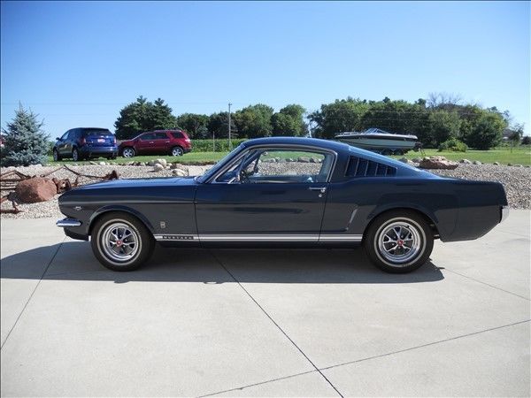 1965 Blue Ford Mustang Coupe