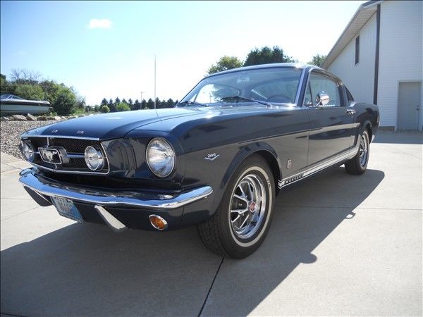 1965 Blue Ford Mustang Coupe