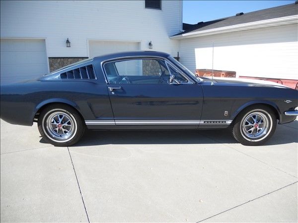 1965 Blue Ford Mustang Coupe