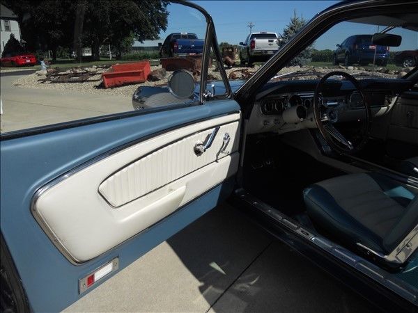 1965 Blue Ford Mustang Coupe