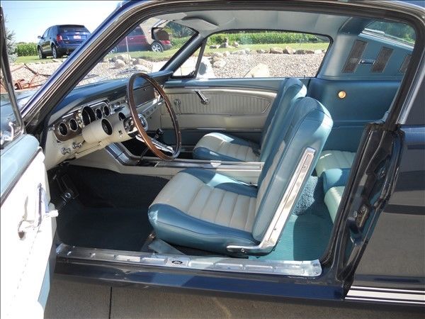 1965 Blue Ford Mustang Coupe