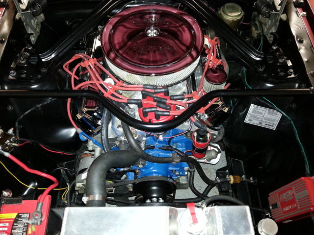 1965 Burgundy Ford Mustang Fastback