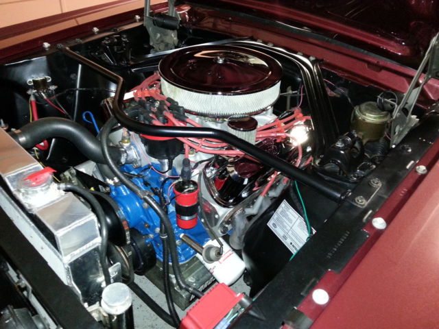 1965 Burgundy Ford Mustang Fastback