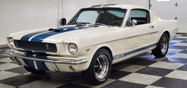 1965 White Ford Mustang Coupe