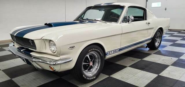 1965 White Ford Mustang Coupe