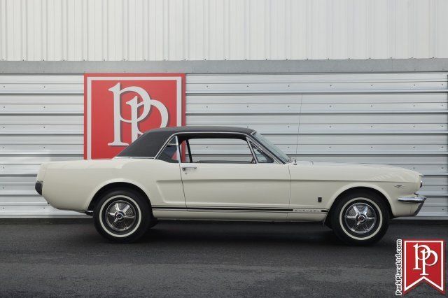 1965 White Ford Mustang Coupe