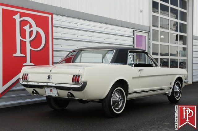 1965 White Ford Mustang Coupe