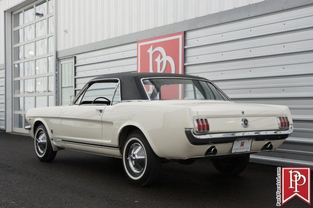 1965 Ford Mustang GT hardtop, Wimbledon White on black, 225hp & M/T for ...