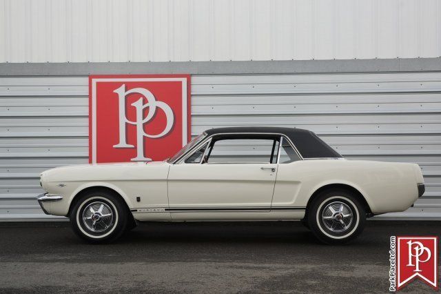 1965 White Ford Mustang Coupe