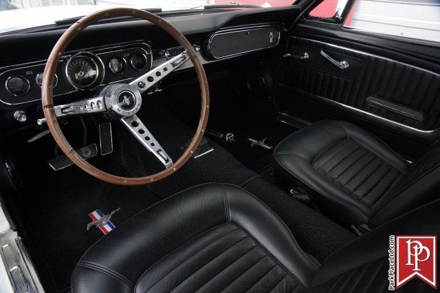 1965 White Ford Mustang Coupe