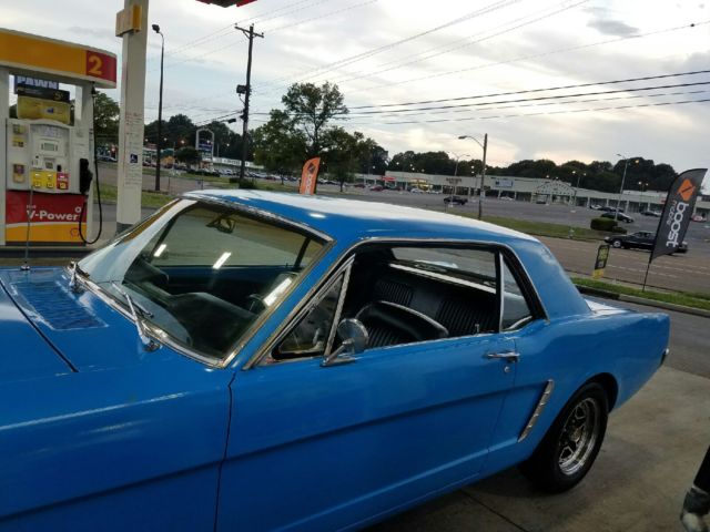 1965 Blue Ford Mustang Coupe