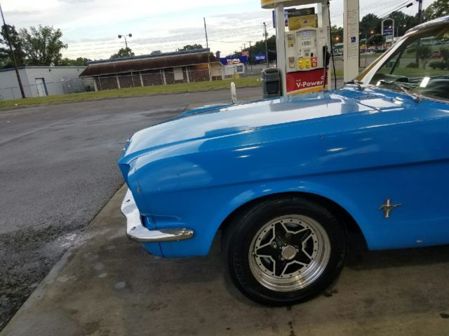 1965 Blue Ford Mustang Coupe