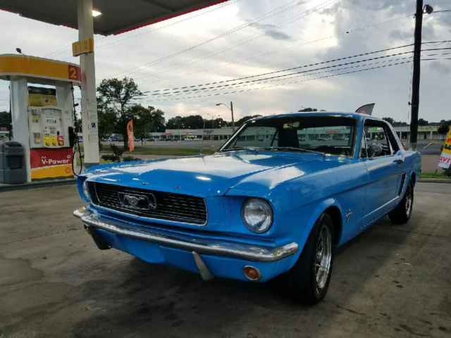 1965 Blue Ford Mustang Coupe