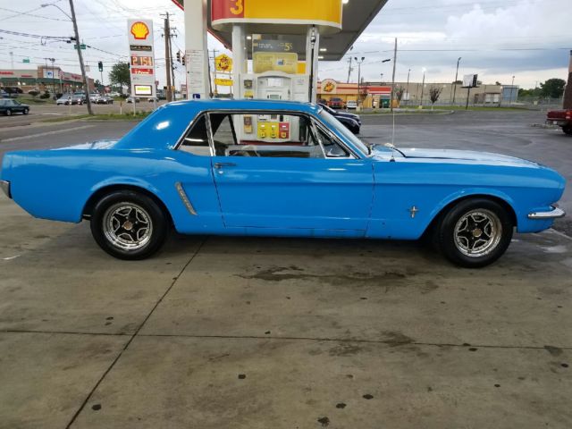 1965 Blue Ford Mustang Coupe