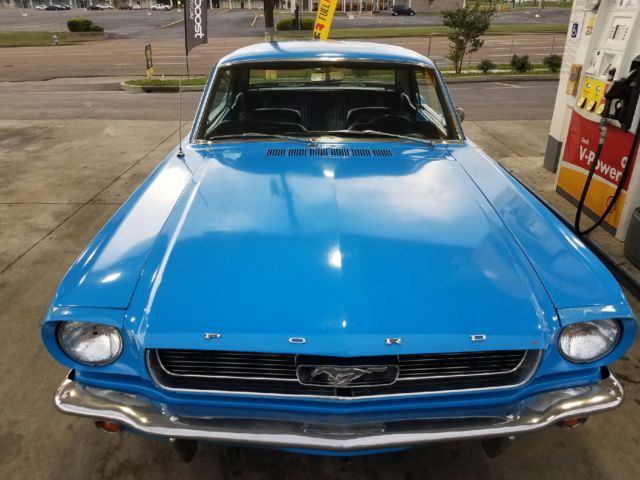 1965 Blue Ford Mustang Coupe