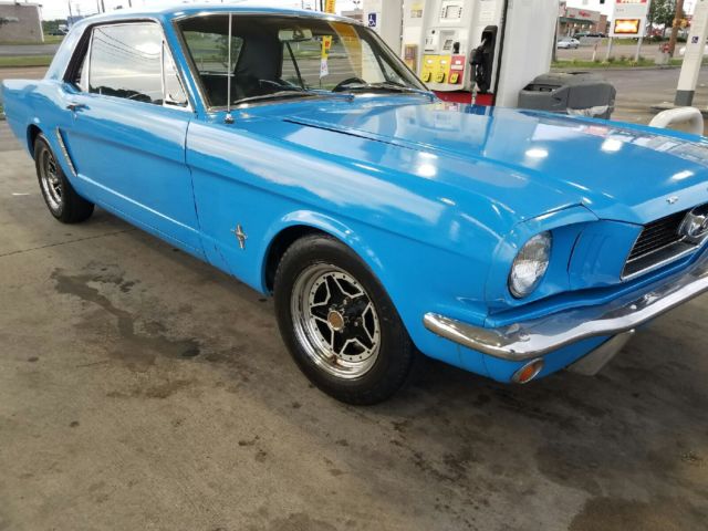 1965 Blue Ford Mustang Coupe