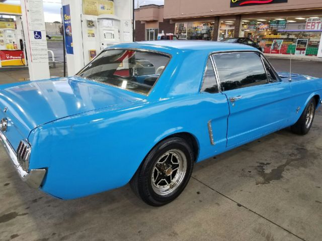 1965 Blue Ford Mustang Coupe