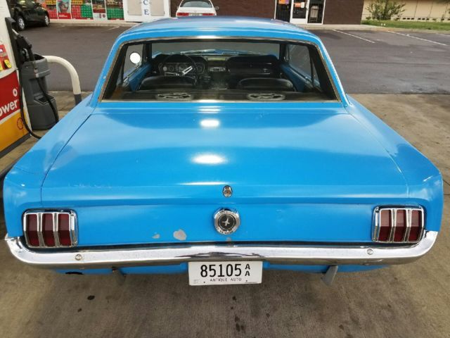 1965 Blue Ford Mustang Coupe