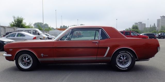 1965 Orange Ford Mustang Coupe