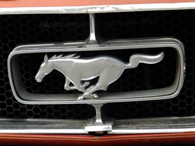 1965 Orange Ford Mustang Coupe